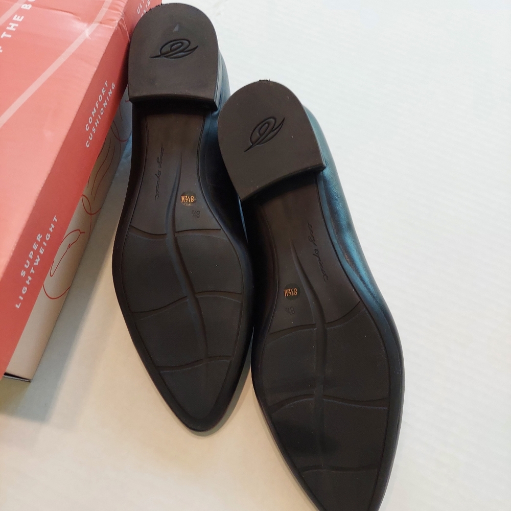 EasySpirit CALDISE Pump Black Leather PointedToe SlipOn BlockHeel Size 8 1/2 NIB - Picture 11 of 16